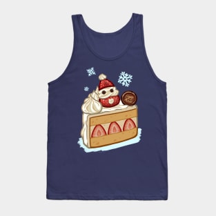 Santa Strawberry Cake Tank Top